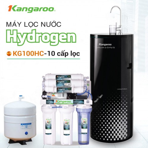  Máy lọc nước R.O Hydrogen Kangaroo KG100HC 10 lõi
